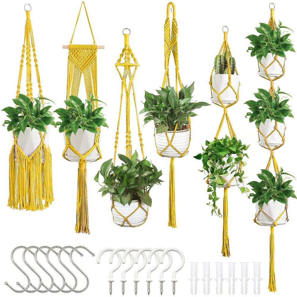 Macrame Plant Hanger Set Acalora