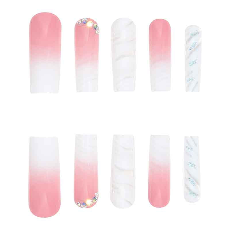 Premium Acrylic Square Press-On Nails Acalora