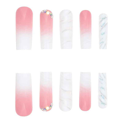 Premium Acrylic Square Press-On Nails Acalora