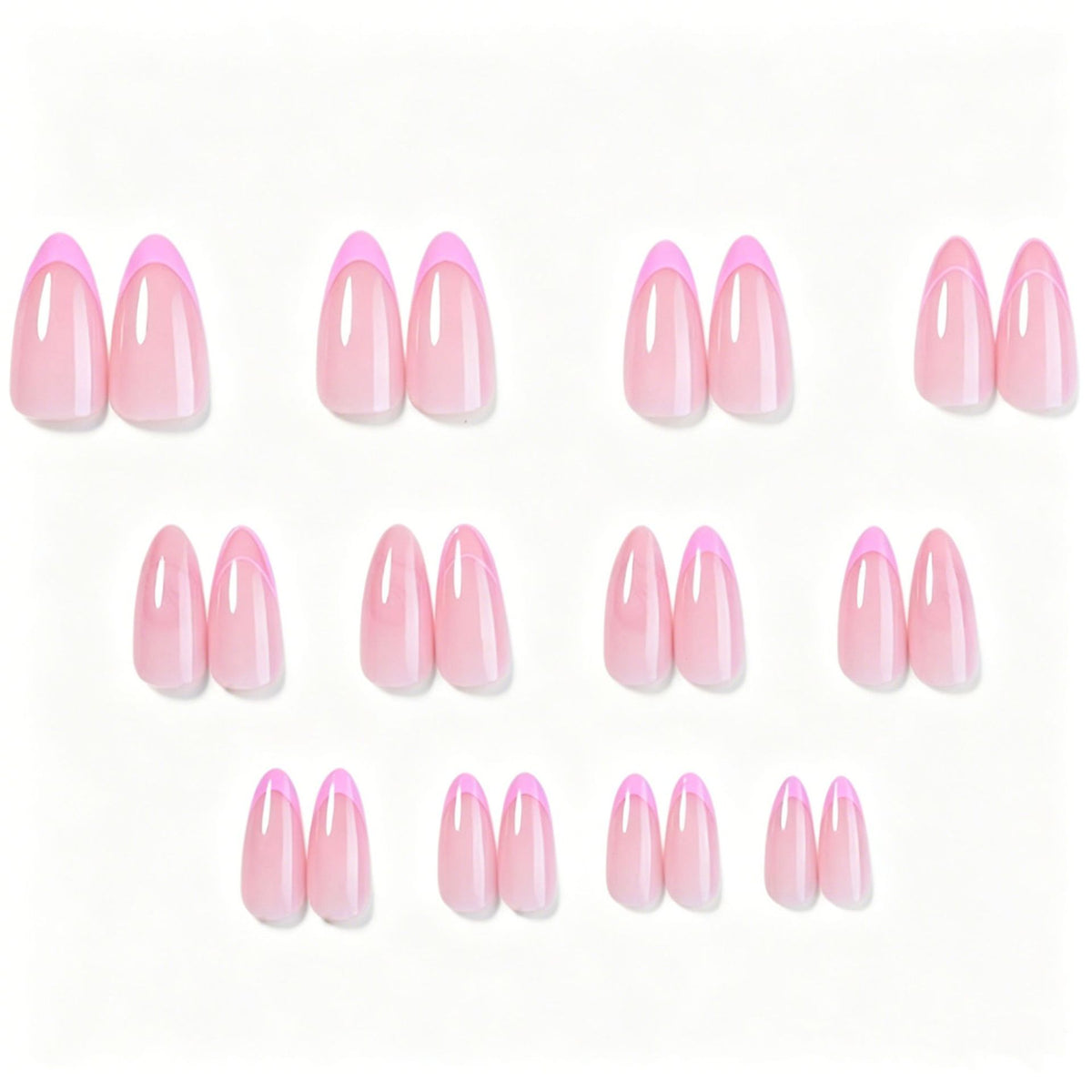 Elegant Stiletto Nail Art Tips with Heart Design Acalora