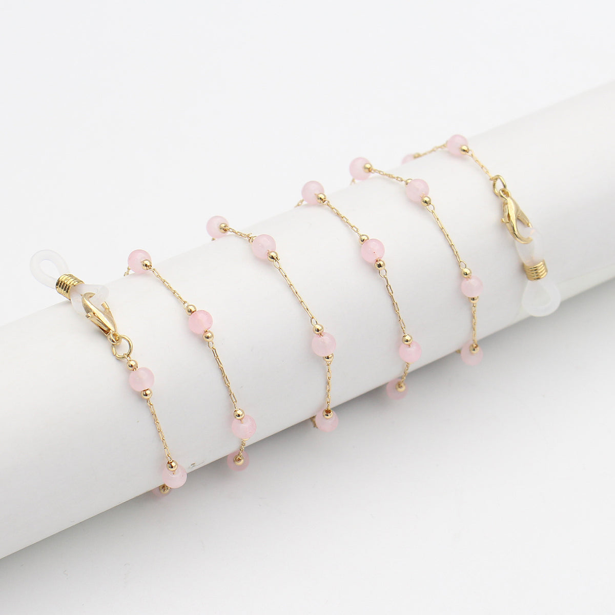 Elegant Beaded Eyewear Retainer Chain Acalora
