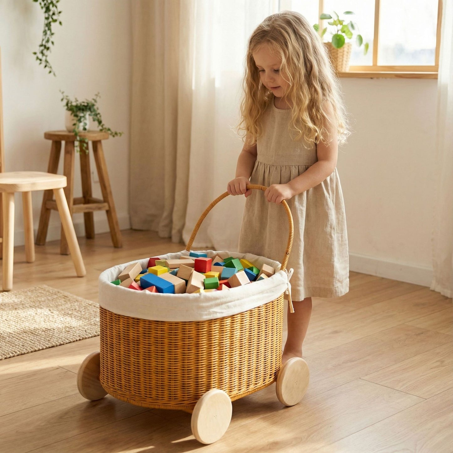 Modern storage basket Acalora