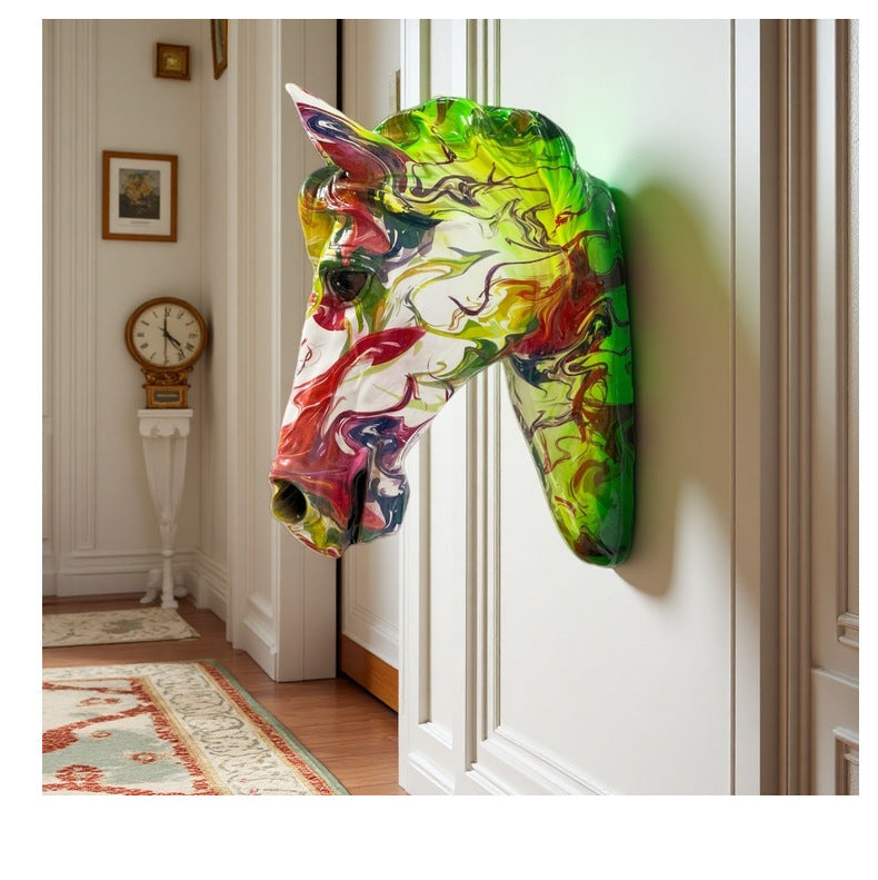 Decorative Horse Head Sculpture Acalora