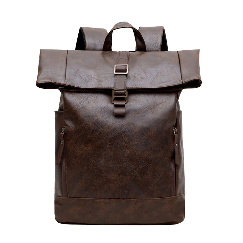 Vintage Style Leather Backpack Acalora