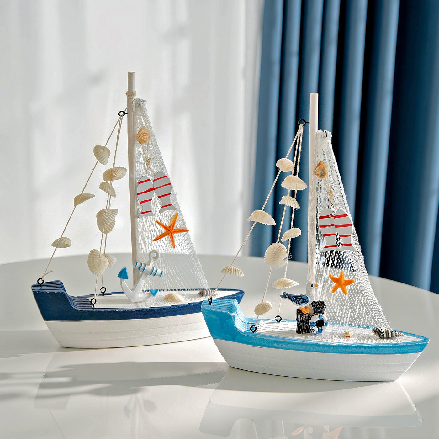 Nautical Anchor Wall Shelf Unit