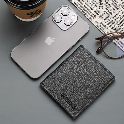 RFID-Blocking Leather Card Holder Acalora