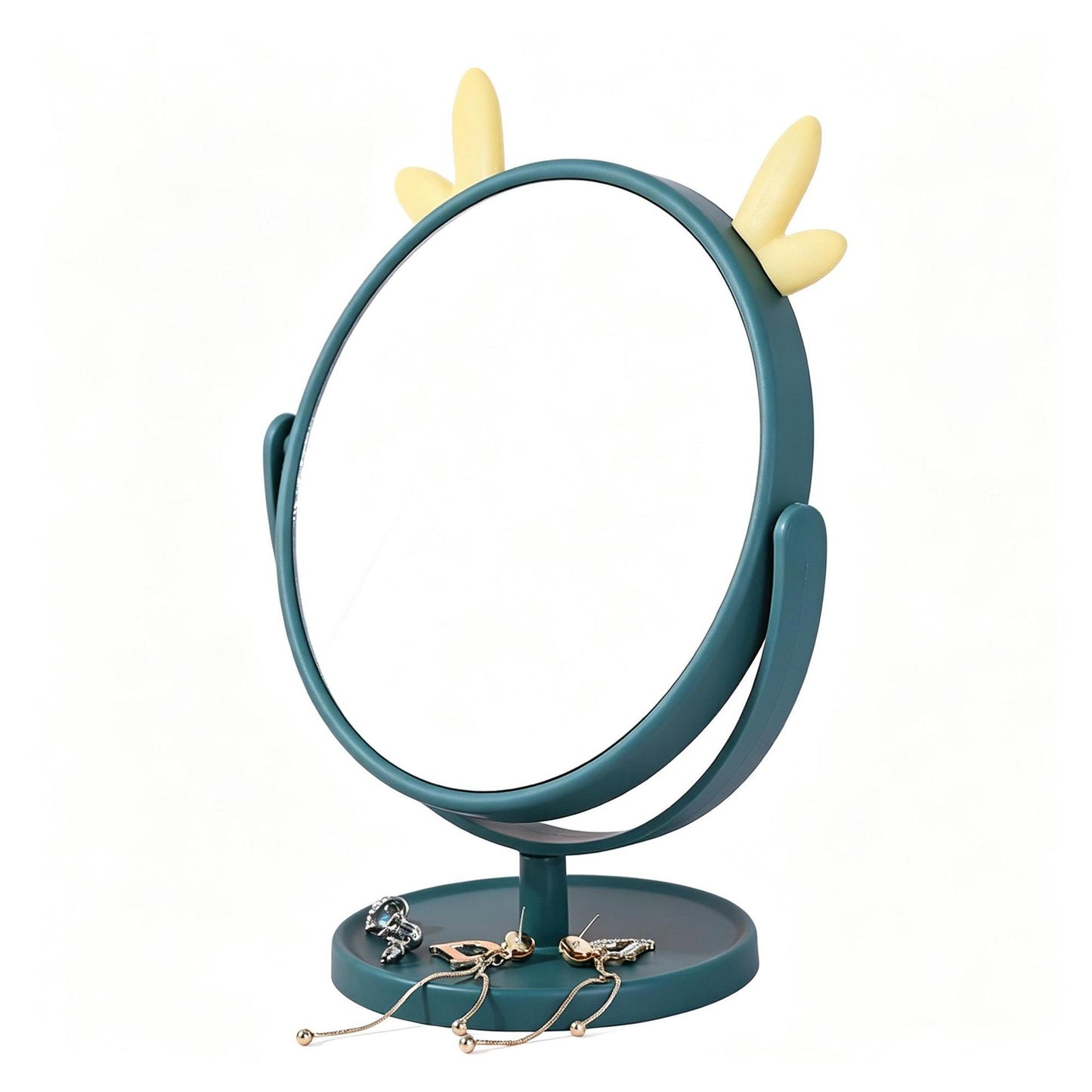Cute Bunny-Themed Tabletop Mirror