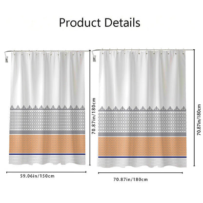 Stylish Geometric Shower Curtain
