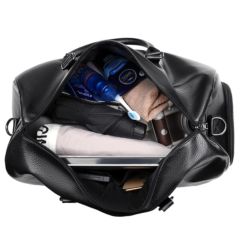 Premium Leather Travel Duffle Bag Acalora