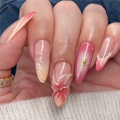 Artistic Floral Nail Art Design Acalora