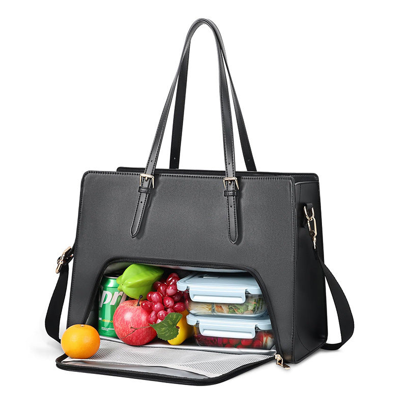 Insulated Multi-Compartment Lunch Tote Acalora