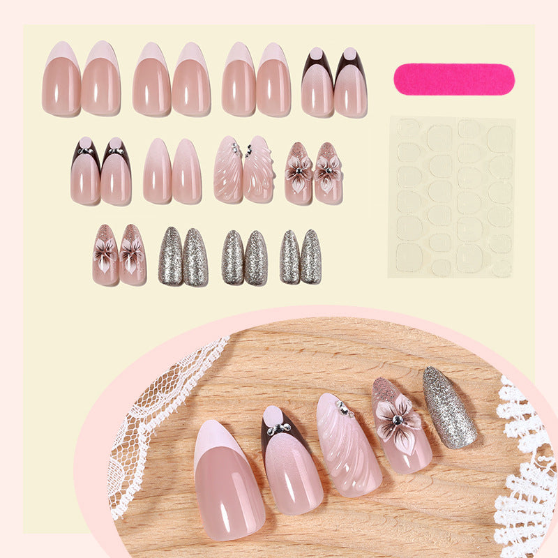 Luxurious Press-On Nail Art Set Acalora