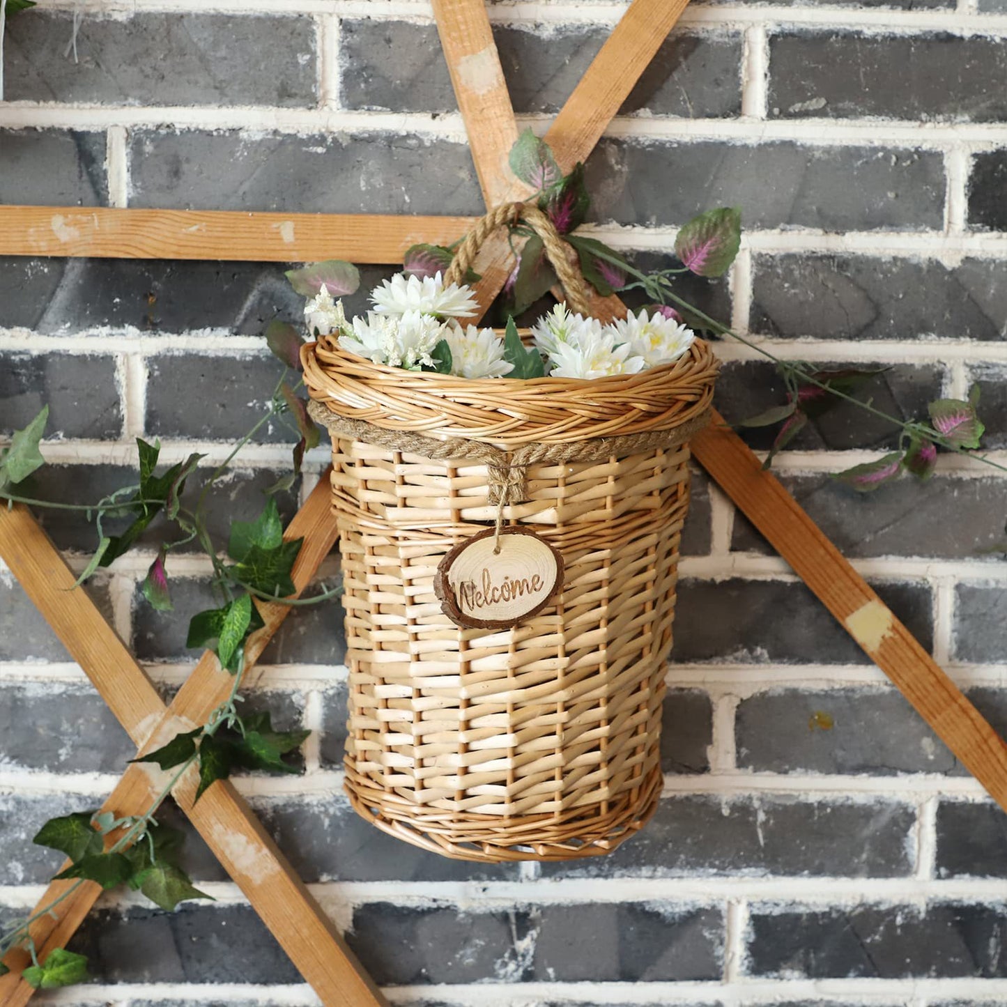 Decorative wall ornament basket Acalora