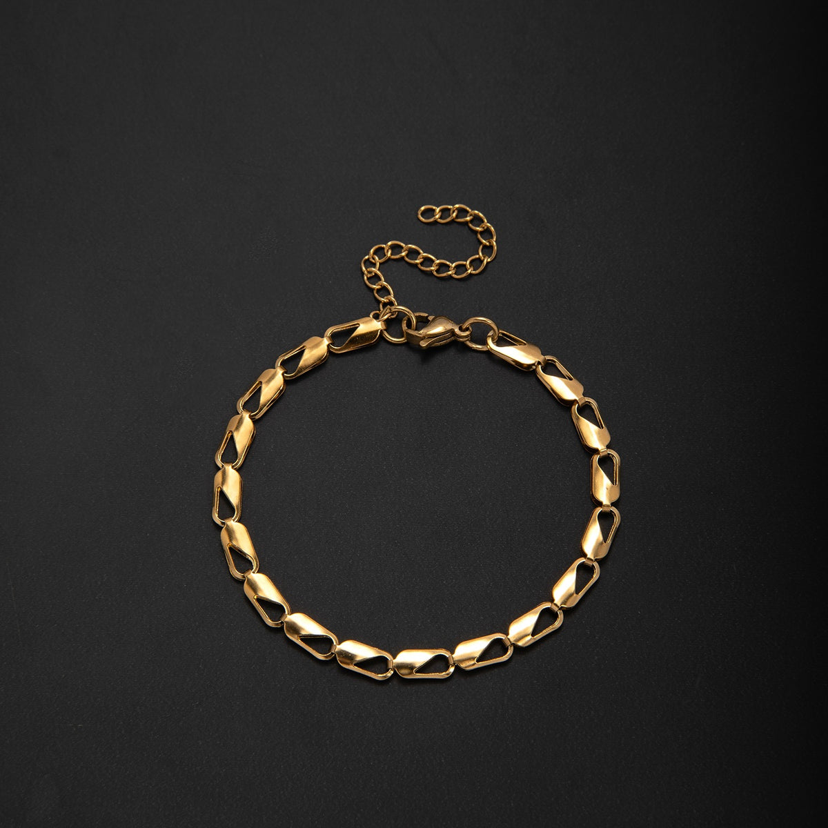 Adjustable Contemporary Link Bracelet Acalora
