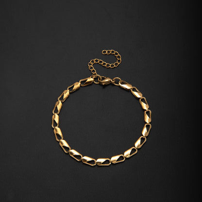 Adjustable Contemporary Link Bracelet Acalora