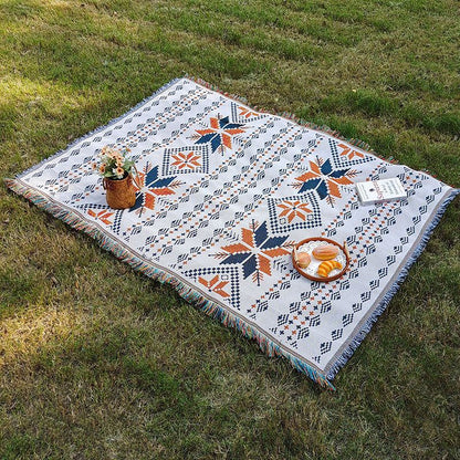 Bohemian Tribal Design Picnic Blanket