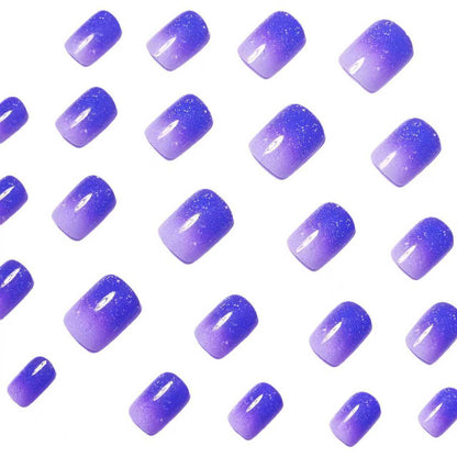Elegant Ombre Glitter Acrylic Nail Art Acalora