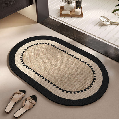 Elegant Woven Bath Mat
