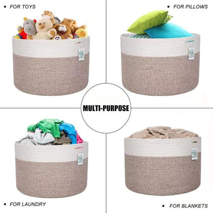 Stylish storage basket made of durable material Acalora