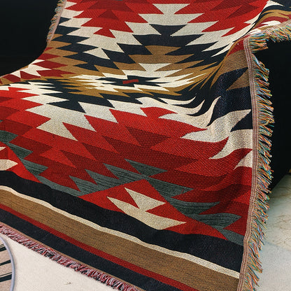 Tribal Patterned Throw Blanket