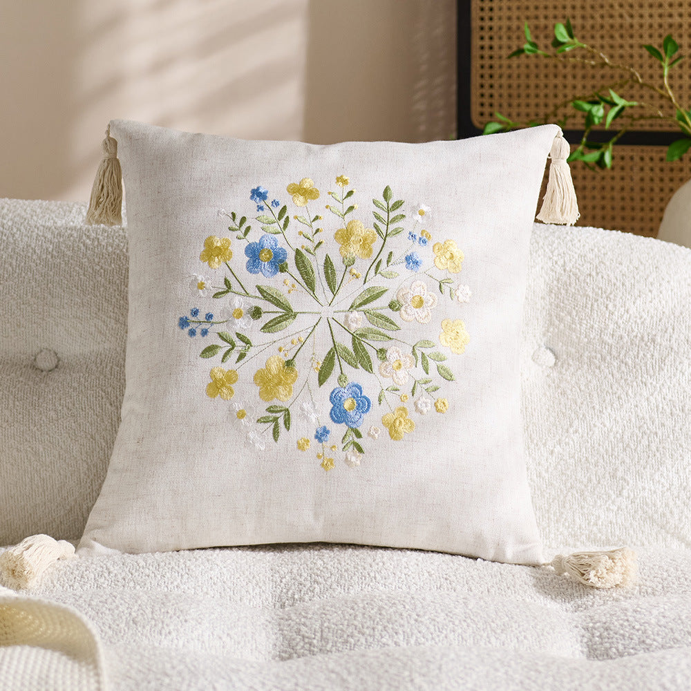Embroidered Decorative Cushion