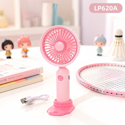 Women's portable USB mini fan with adjustable speed control Bowlift
