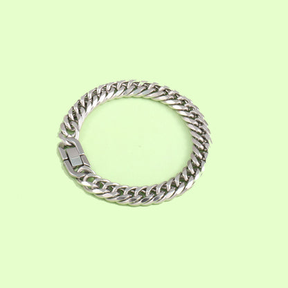 Bold Interwoven Chain Bracelet Acalora