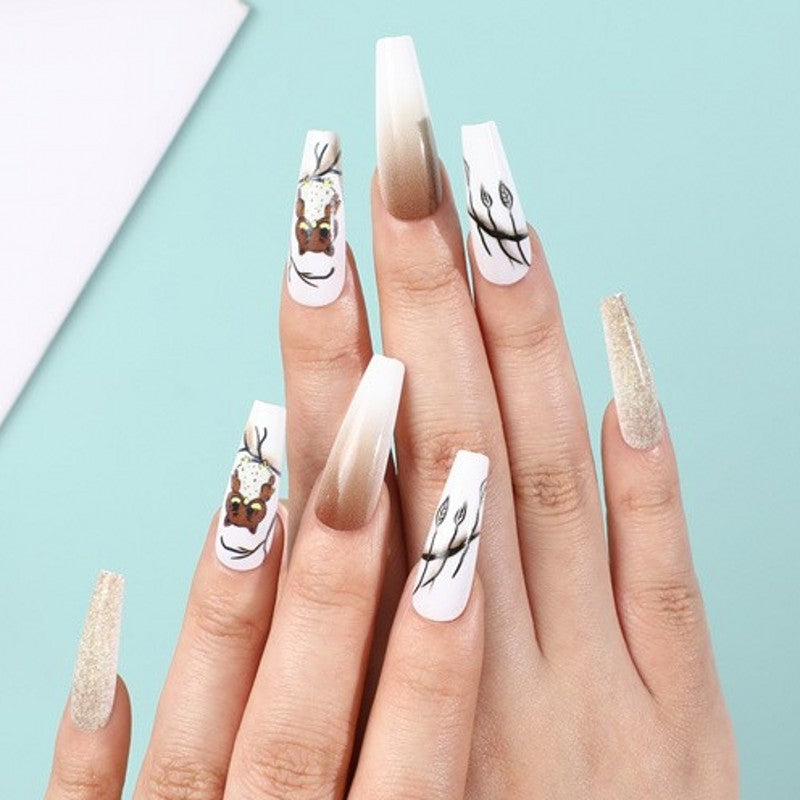 Creative animal design artificial nails Acalora