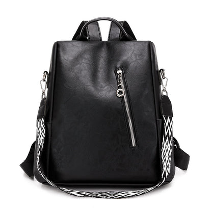 Elegant Faux Leather Backpack Acalora