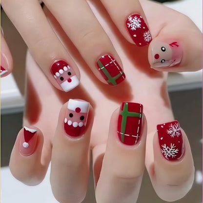 Christmas Art Nails Acalora