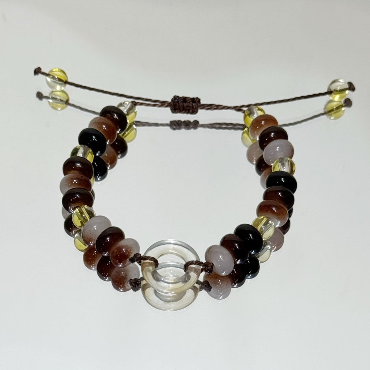 Adjustable Artisan Bead Bracelet Acalora