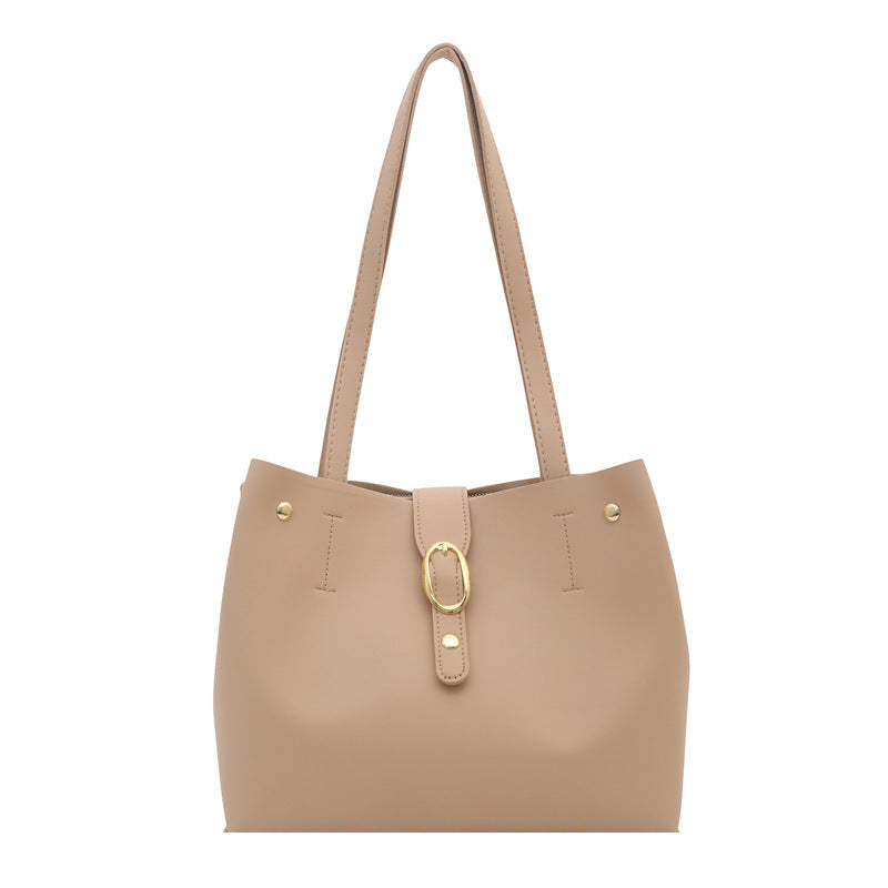 Structured Leather Tote Bag Acalora