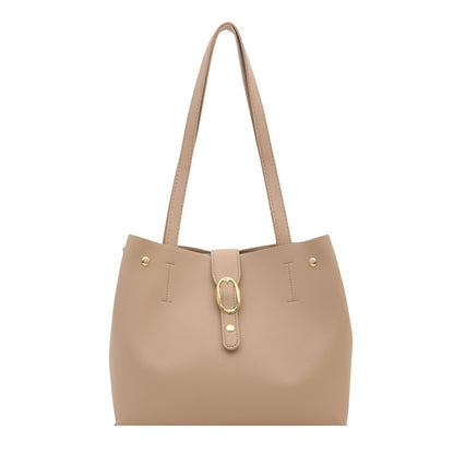 Structured Leather Tote Bag Acalora