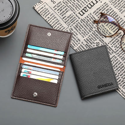 RFID-Blocking Leather Card Holder Acalora