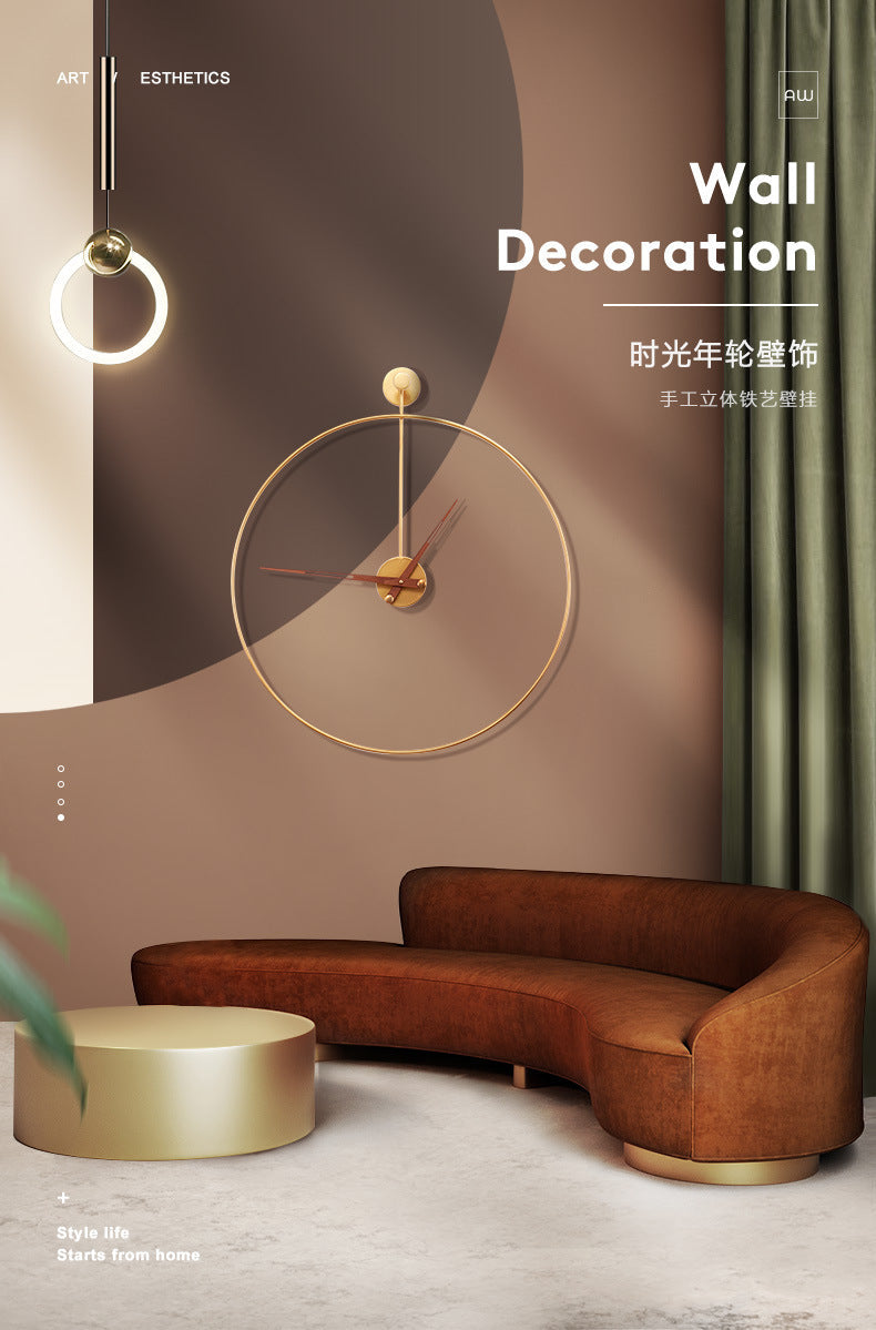 Skanto | Minimalist 16-inch Wall Clock – Modern Silent Sweep Design