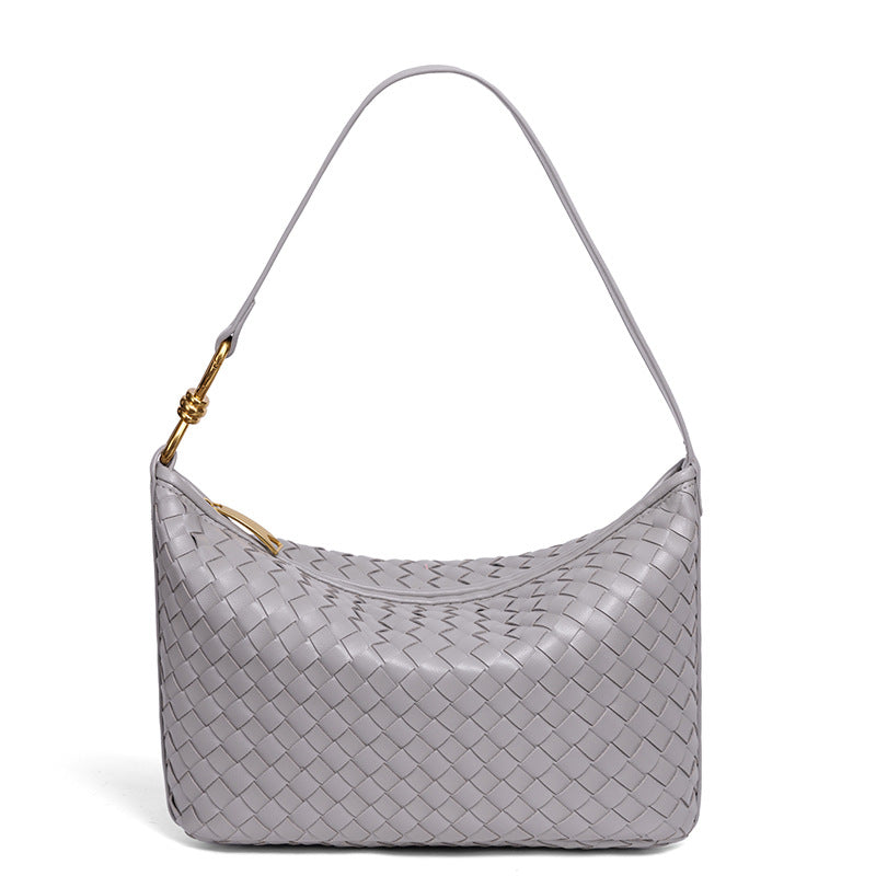 Stylish Woven Leather Handbag Acalora