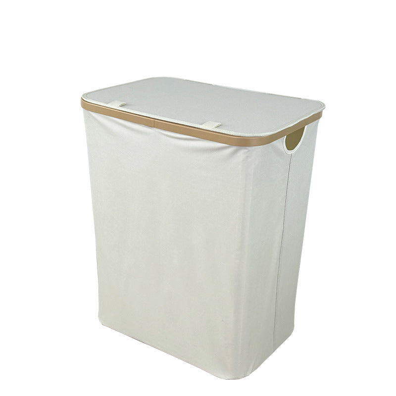 Modern laundry basket with removable lid and carrying handles Acalora