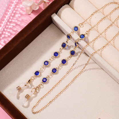 Artistic Beaded Eyewear Chain Acalora