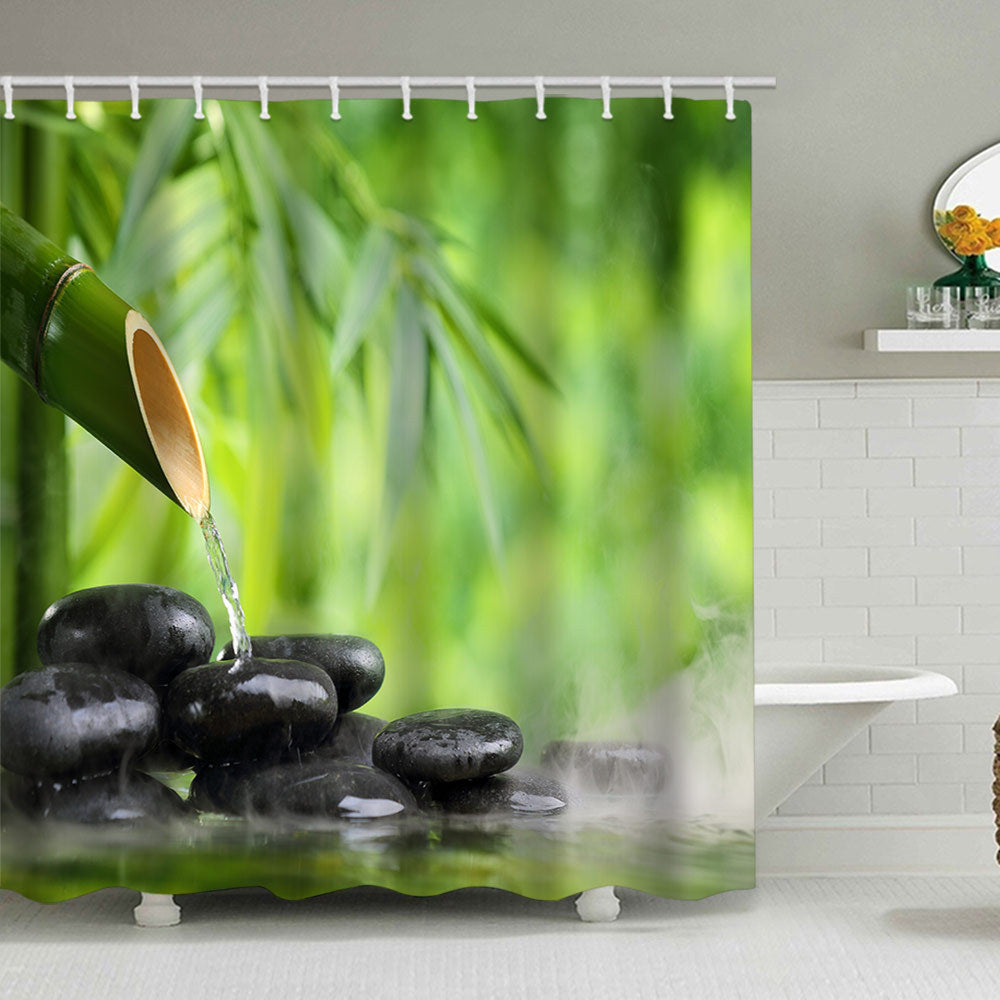 Tranquil Zen Nature Shower Curtain