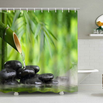Tranquil Zen Nature Shower Curtain