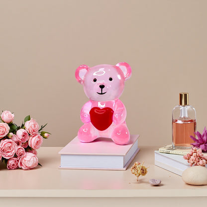 Decorative bear figure with heart Acalora