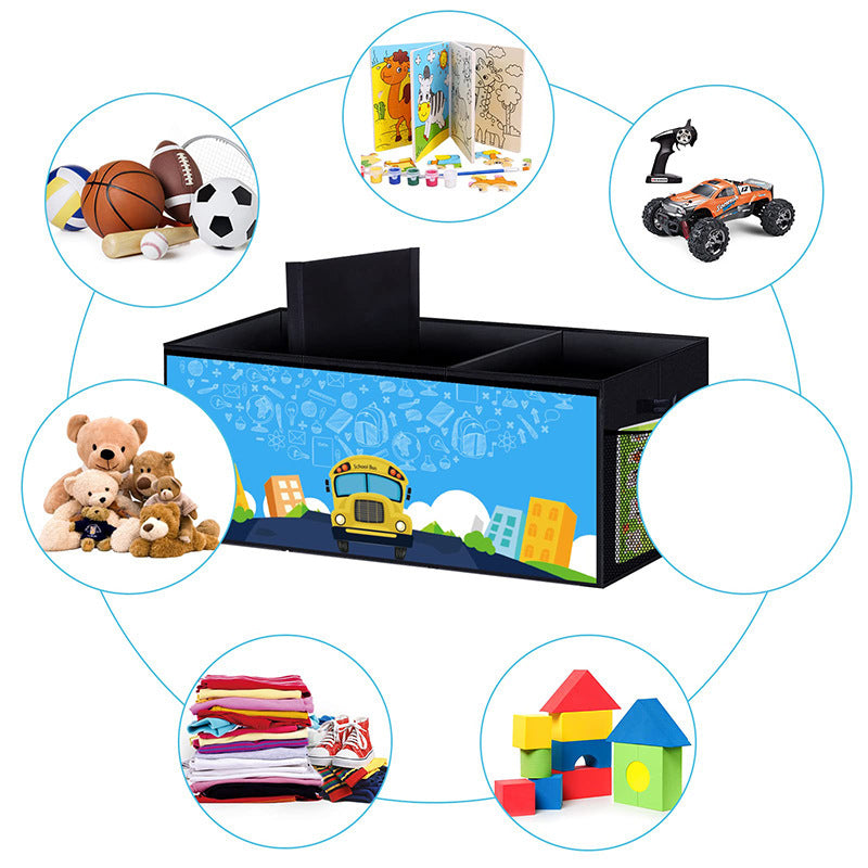 Robust storage chest with removable lid and carrying handles Acalora