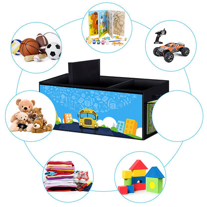 Robust storage chest with removable lid and carrying handles Acalora
