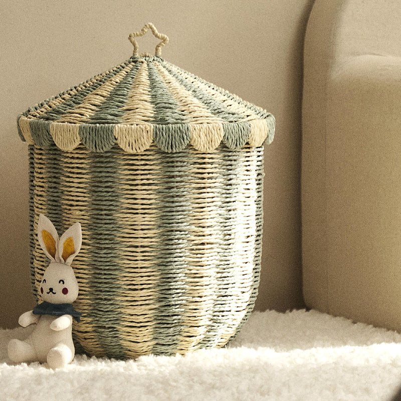Decorative Woven Storage Canister Acalora