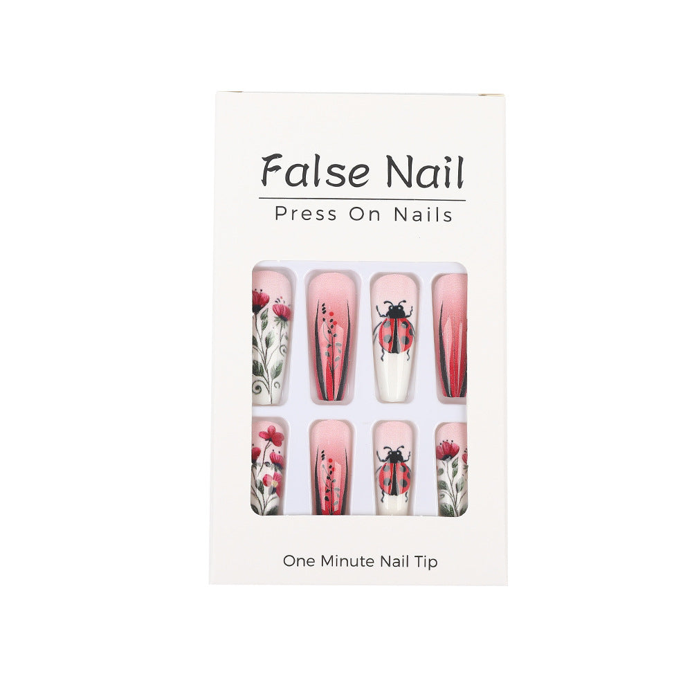 Creative Nail Art Set with Floral Motifs Acalora