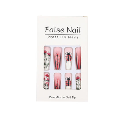 Creative Nail Art Set with Floral Motifs Acalora