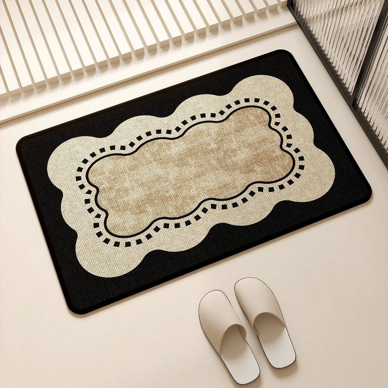 Soft Textured Decorative Bath Mat