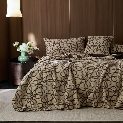 Decorative Flannel Bedspread