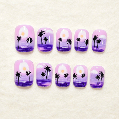 Artistic Ocean-Inspired Nail Art Tips Acalora