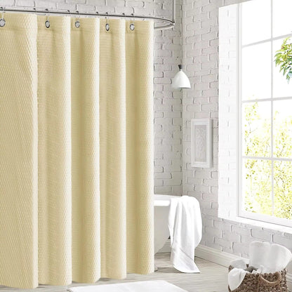 Textured Fabric Shower Curtain